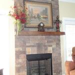 Traditional Fireplace Refaced with Faux Summerstone
